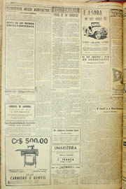 Página do jornal Unitário de julho de 1957