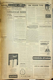 Página do jornal Unitário de julho de 1957