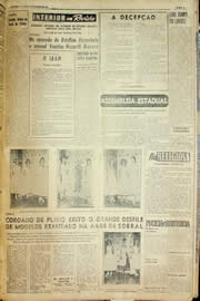 Página do jornal Unitário de julho de 1957