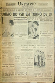 Página do jornal Unitário de julho de 1957