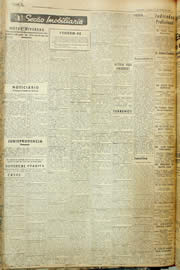 Página do jornal Unitário de julho de 1957