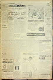 Página do jornal Unitário de agosto de 1957