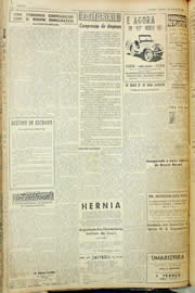 Página do jornal Unitário de agosto de 1957