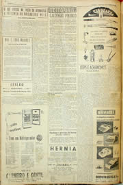 Página do jornal Unitário de agosto de 1957