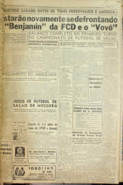 Página do jornal Unitário de agosto de 1957