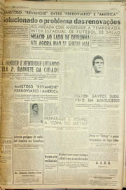 Página do jornal Unitário de agosto de 1957