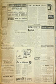Página do jornal Unitário de agosto de 1957