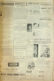 Página do jornal Unitário de agosto de 1957