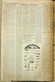 Página do jornal Unitário de agosto de 1957