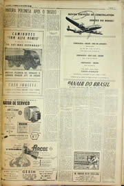 Página do jornal Unitário de agosto de 1957