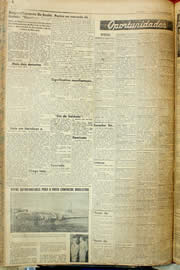 Página do jornal Unitário de agosto de 1957