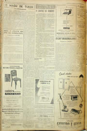 Página do jornal Unitário de agosto de 1957
