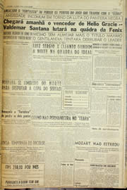 Página do jornal Unitário de agosto de 1957