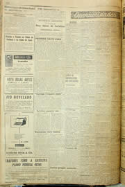 Página do jornal Unitário de agosto de 1957