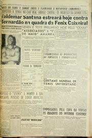 Página do jornal Unitário de agosto de 1957