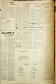 Página do jornal Unitário de setembro de 1957