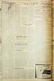 Página do jornal Unitário de setembro de 1957