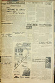 Página do jornal Unitário de setembro de 1957