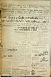 Página do jornal Unitário de setembro de 1957