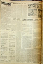 Página do jornal Unitário de setembro de 1957