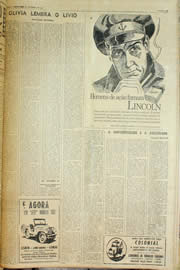 Página do jornal Unitário de setembro de 1957