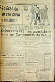 Página do jornal Unitário de setembro de 1957
