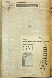 Página do jornal Unitário de setembro de 1957