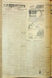 Página do jornal Unitário de setembro de 1957