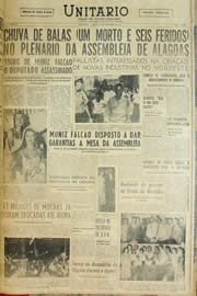 Página do jornal Unitário de setembro de 1957