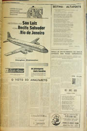 Página do jornal Unitário de setembro de 1957