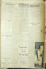 Página do jornal Unitário de setembro de 1957
