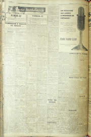 Página do jornal Unitário de setembro de 1957