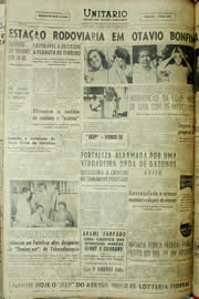 Página do jornal Unitário de setembro de 1957