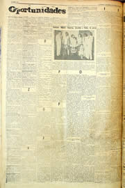 Página do jornal Unitário de abril de 1958