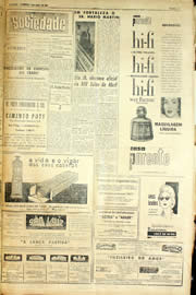 Página do jornal Unitário de abril de 1958