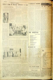 Página do jornal Unitário de abril de 1958