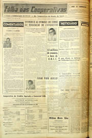 Página do jornal Unitário de abril de 1958