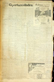 Página do jornal Unitário de abril de 1958