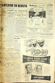 Página do jornal Unitário de abril de 1958