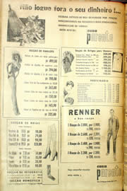 Página do jornal Unitário de abril de 1958