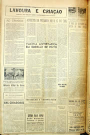 Página do jornal Unitário de abril de 1958