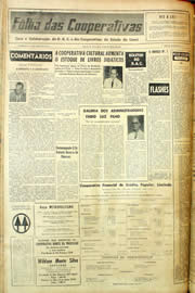 Página do jornal Unitário de abril de 1958