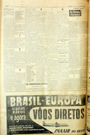 Página do jornal Unitário de abril de 1958