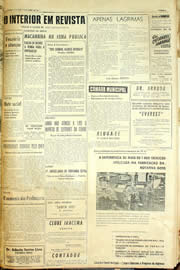 Página do jornal Unitário de abril de 1958