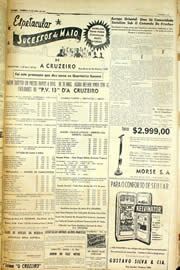 Página do jornal Unitário de abril de 1958