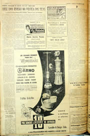 Página do jornal Unitário de abril de 1958