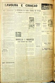 Página do jornal Unitário de abril de 1958