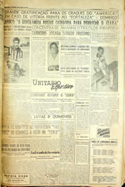 Página do jornal Unitário de abril de 1958