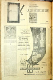 Página do jornal Unitário de abril de 1958