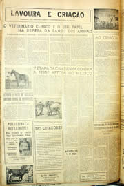 Página do jornal Unitário de abril de 1958